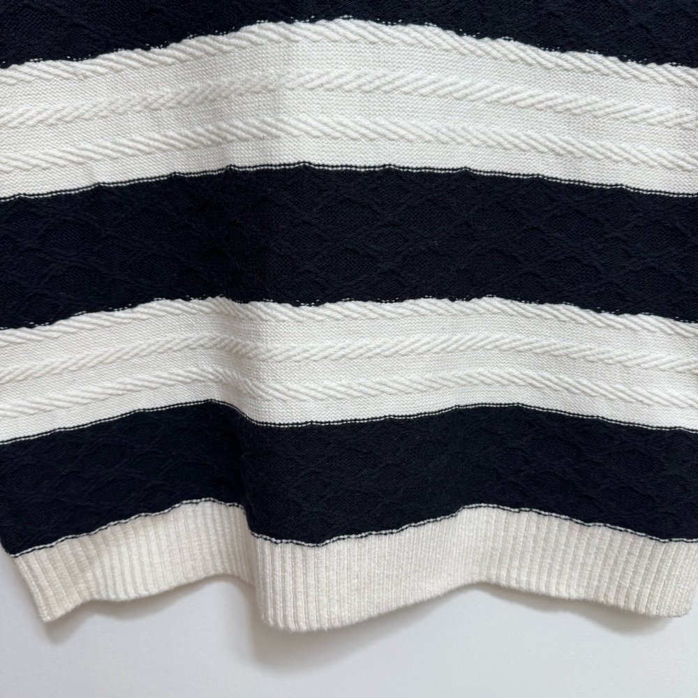 Maeve by Anthropologie Oversized Textured Collared Muscle Sweater Vest XS - Picture 5 of 13